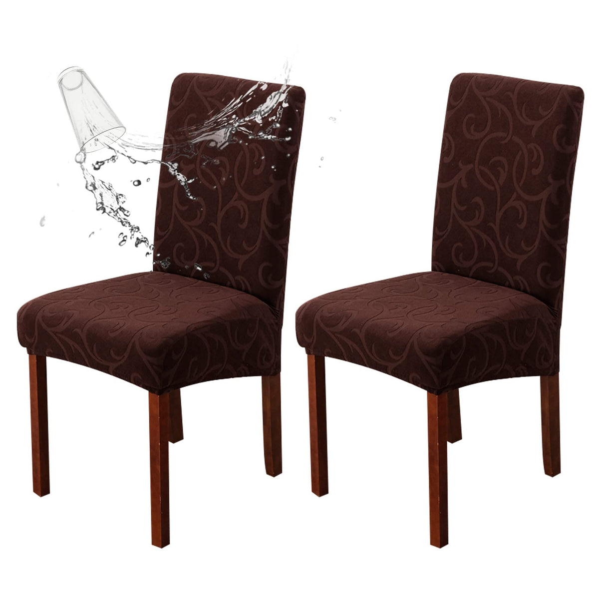 Waterproof Dining Room Chair Covers, Stretch Parsons Chair Slipcovers