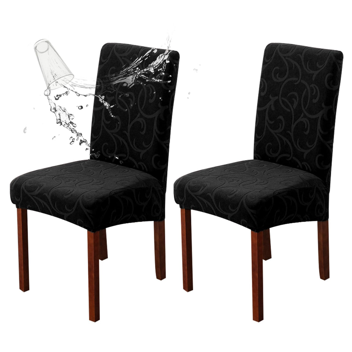 Waterproof Dining Room Chair Covers, Stretch Parsons Chair Slipcovers