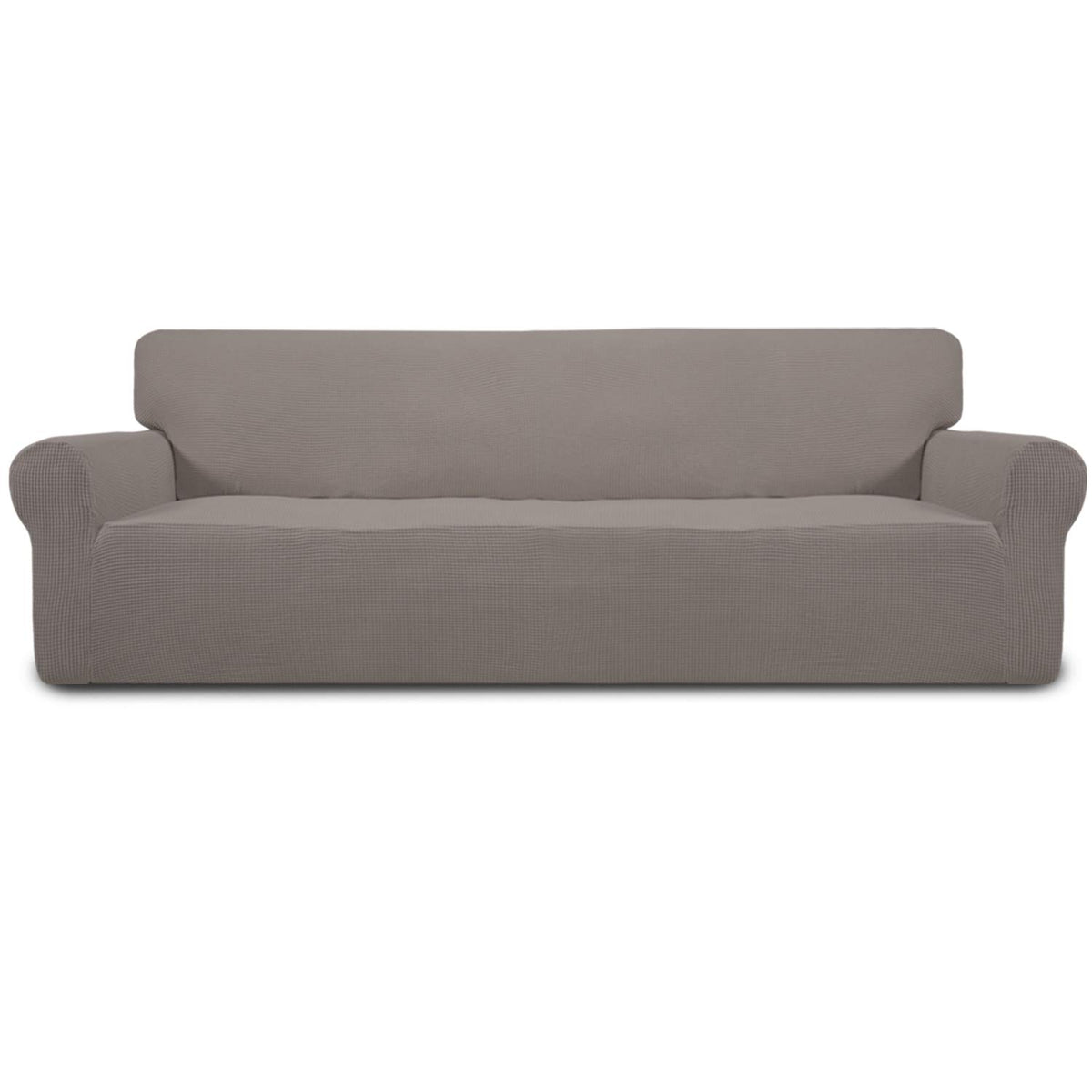 Easy-Going Stretch Loveseat Couch Covers Washable Cream
