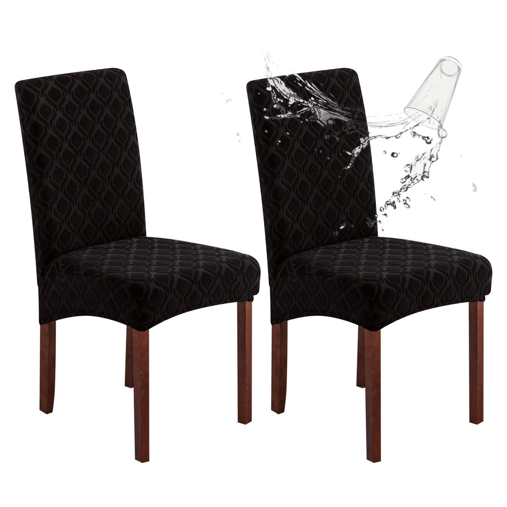 Genina Waterproof Dining Chair Covers Set of 4 Parsons Chair Slipcovers