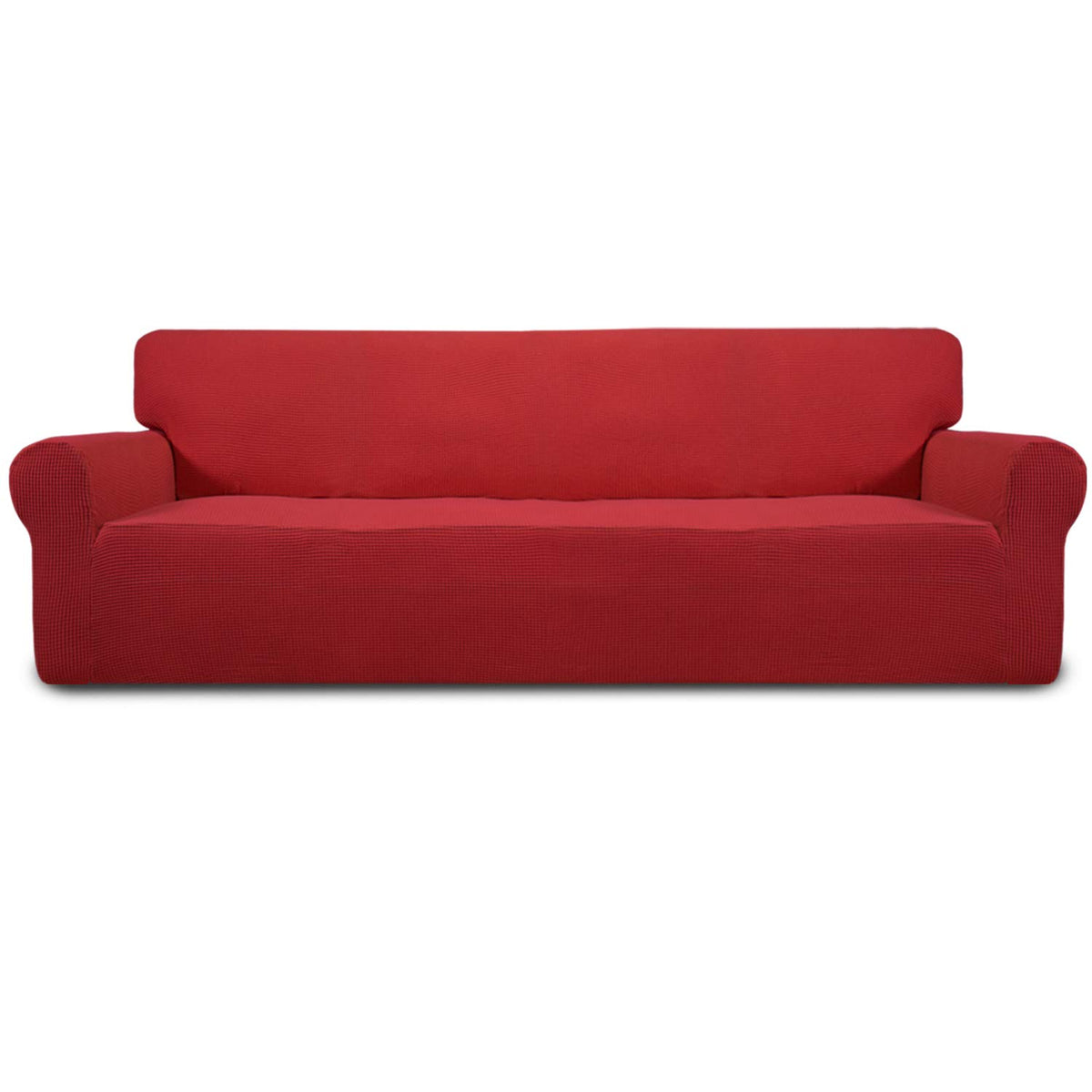 Easy-Going Stretch Loveseat Couch Covers Washable Cream