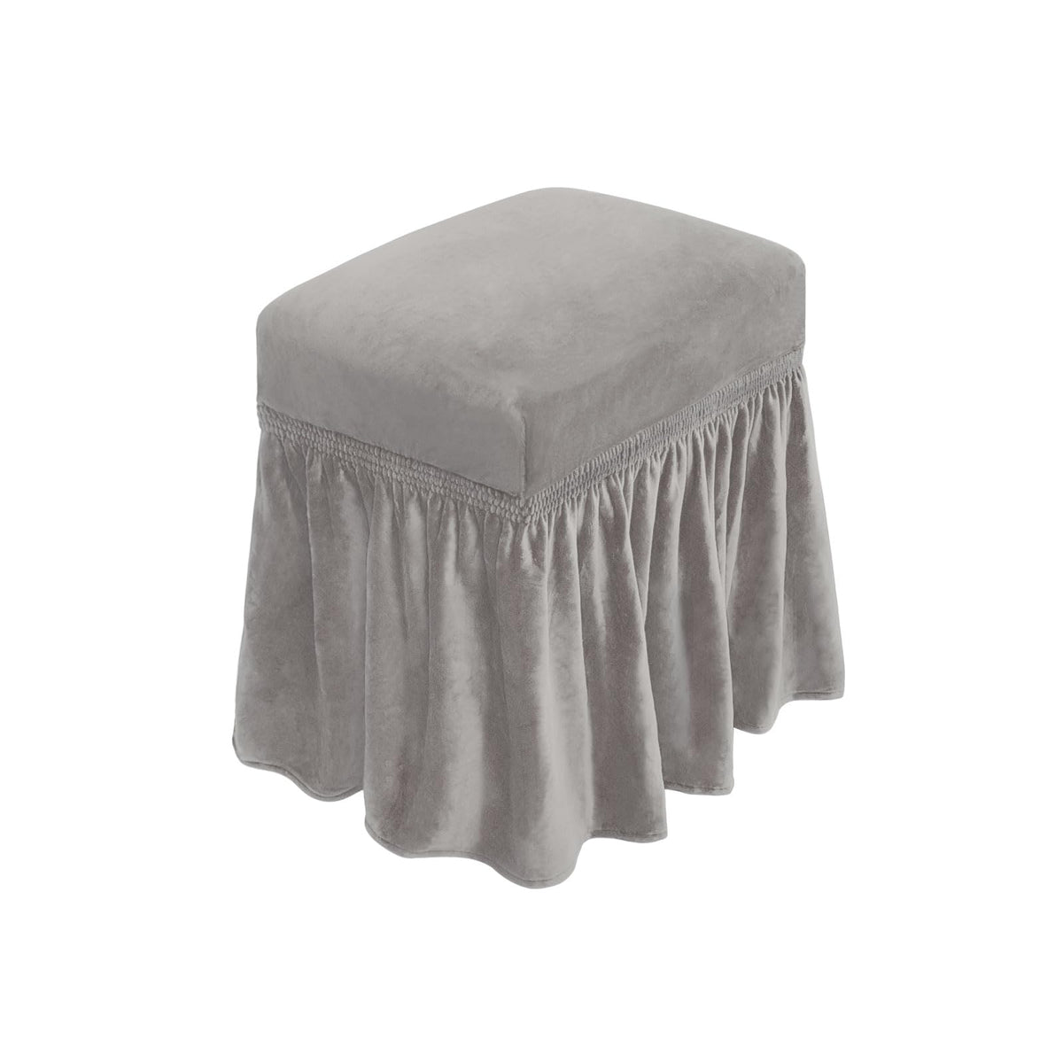 NICEEC Spandex Dining Bench Cushion Cover Bench Covers Stretch with Skirt