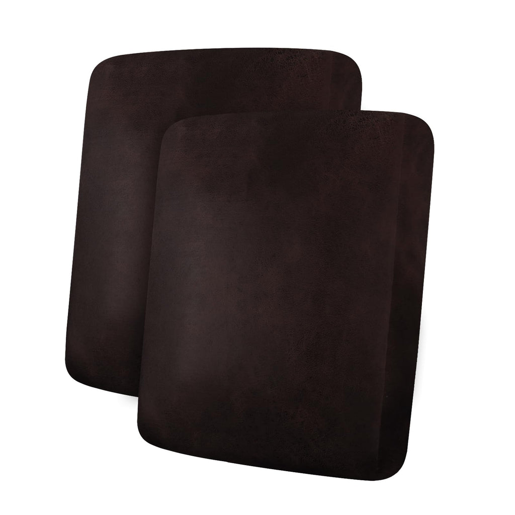 ANARACHON Leather Look Couch Cushion Covers Sofa Seat Slipcovers Sets Couches Furniture Protector for Sectional Armchair Loveseat Pets Kids Stretch Spandex Fabric (2 Cushion Loveseat, Burgundy)