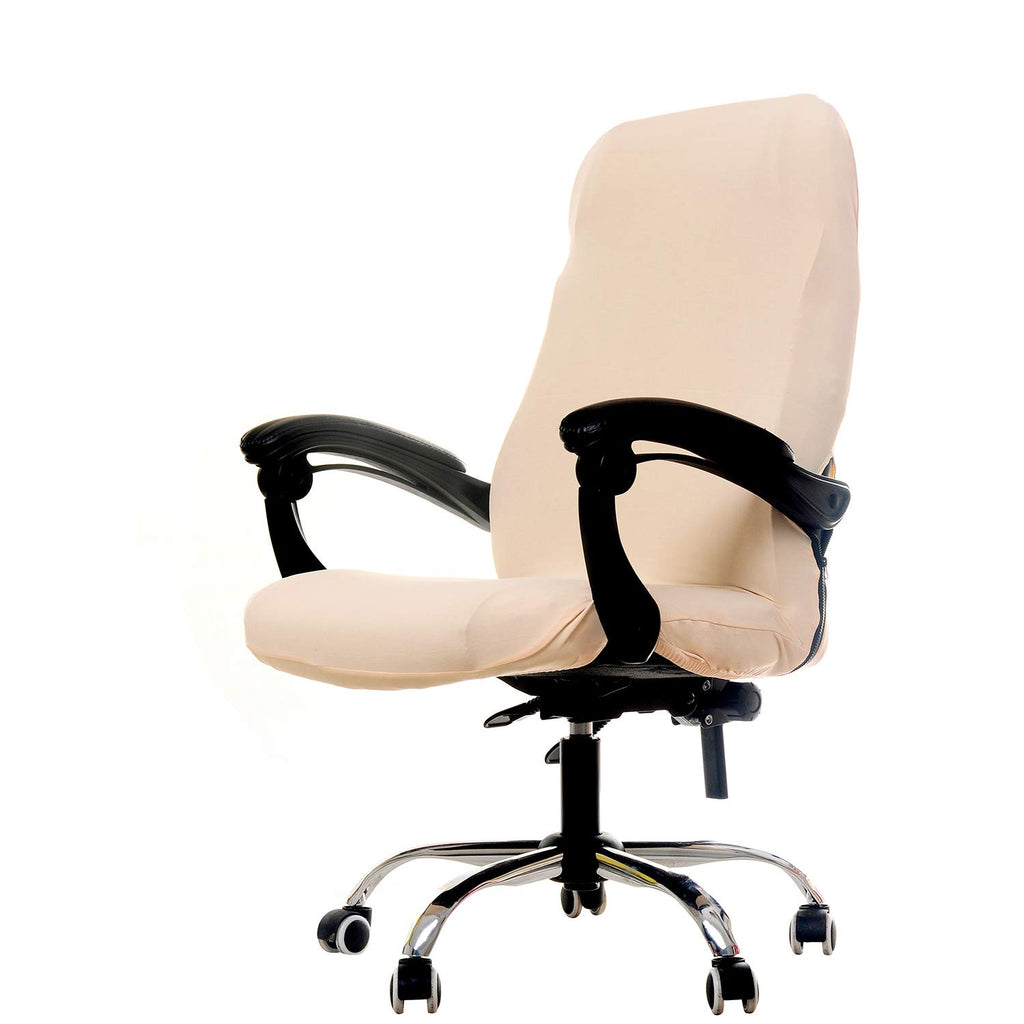 WOMACO Printed Office Chair Covers, Stretch Computer Universal Boss Modern Simplism Style High Back Chair Slipcover - Peony, Large