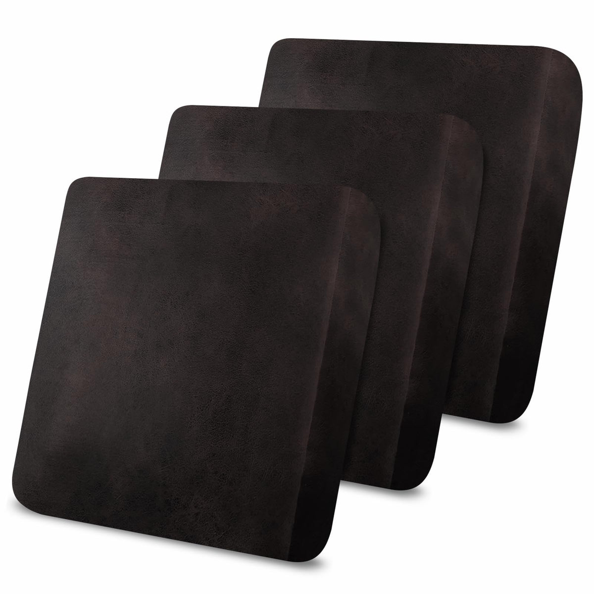 molasofa Leather Look Couch Cushion Covers, Stretch Sofa Cushion Covers for Sectional Armchair Loveseat Protector,Replacement Seat Cushion Slipcovers, Machine Washable (2 Cushion Loveseat, Red)