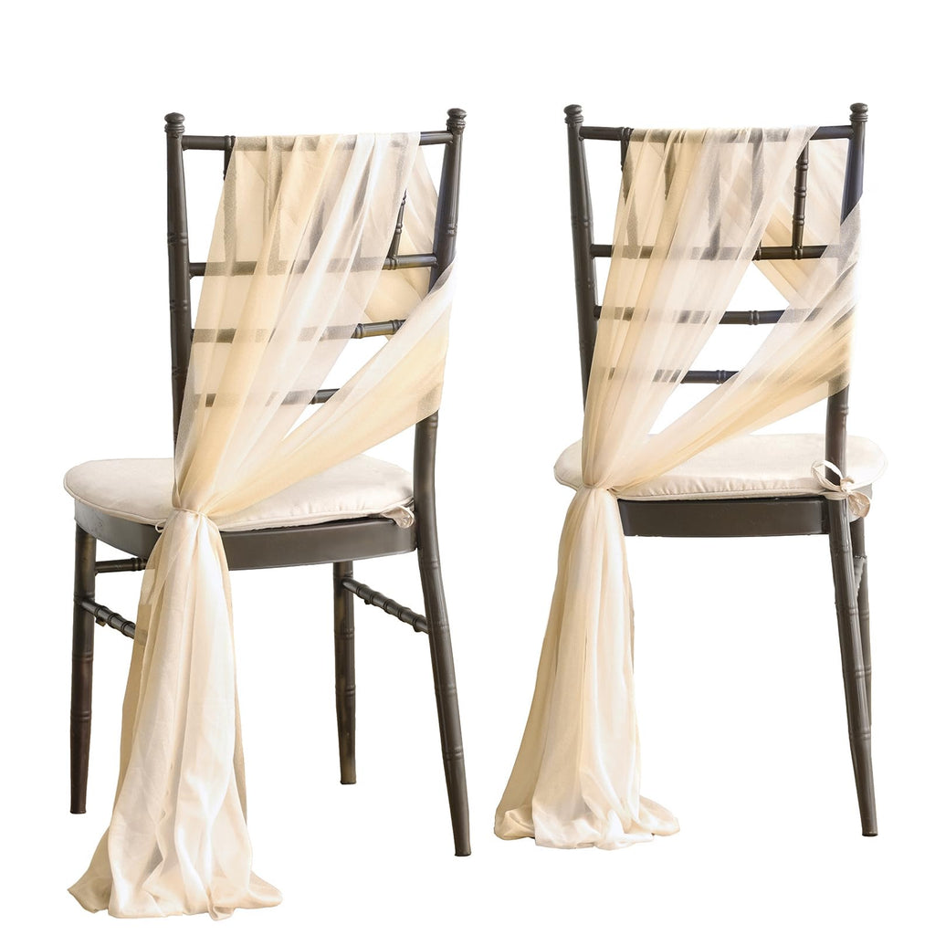 Ling's moment Chair Sashes Wedding Aisle Decorations Sage Milky Green 16pcs
