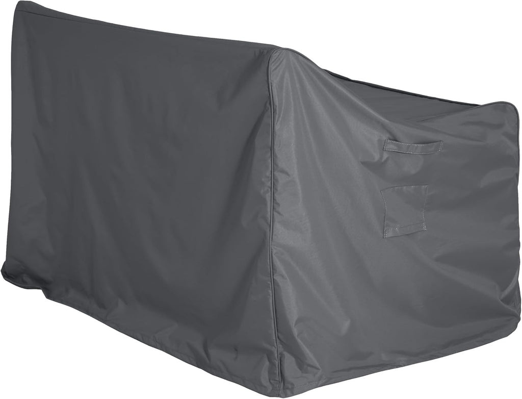 Christopher Knight Home Wynton Water-Resistant Patio 2-Seater Sofa Cover, Outdoor Loveseat Cover with All Weather Protection, Patio Furniture Sofa Covers with Adjustable Strap, Dark Gray