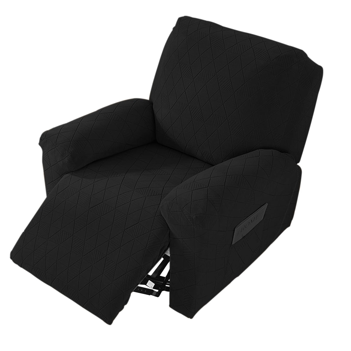 NORTHERN BROTHERS Loveseat Cover - Jacquard Reclining Cover for 2 Seater, Pet Friendly, Light Grey