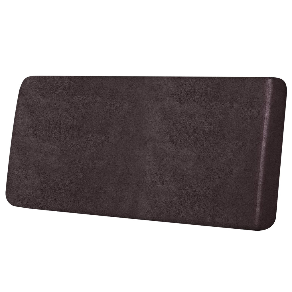 ANARACHON Leather Look Couch Cushion Covers Sofa Seat Slipcovers Sets Couches Furniture Protector for Sectional Armchair Loveseat Pets Kids Stretch Spandex Fabric (2 Cushion Loveseat, Burgundy)