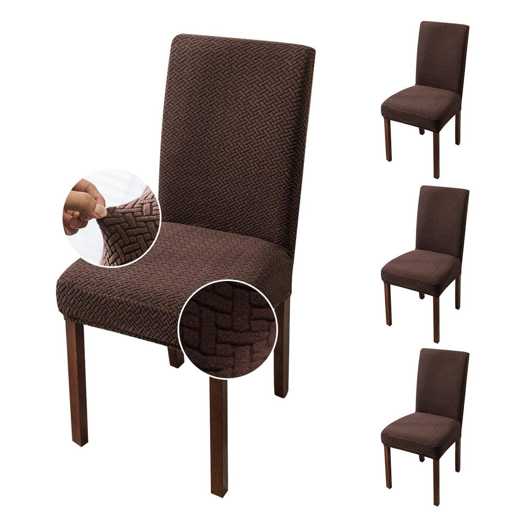 Genina Waterproof Chair Covers for Dining Room Chair Slipcovers Set of 4