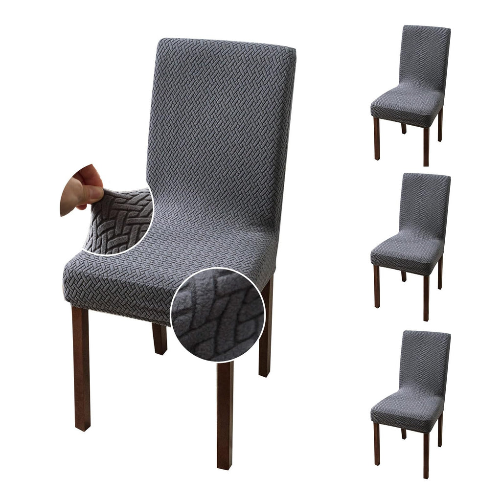 Genina Waterproof Chair Covers for Dining Room Chair Slipcovers Set of 4