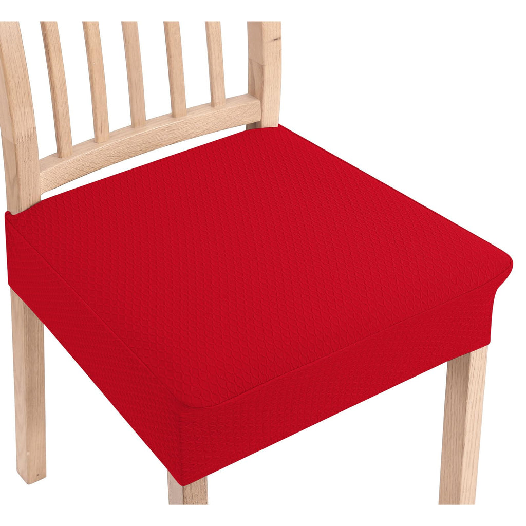 Smiry Stretch Jacquard Seat Covers for Dining Room Chairs Set of 6