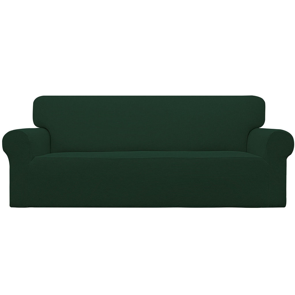 Easy-Going Stretch Loveseat Couch Covers Washable Cream