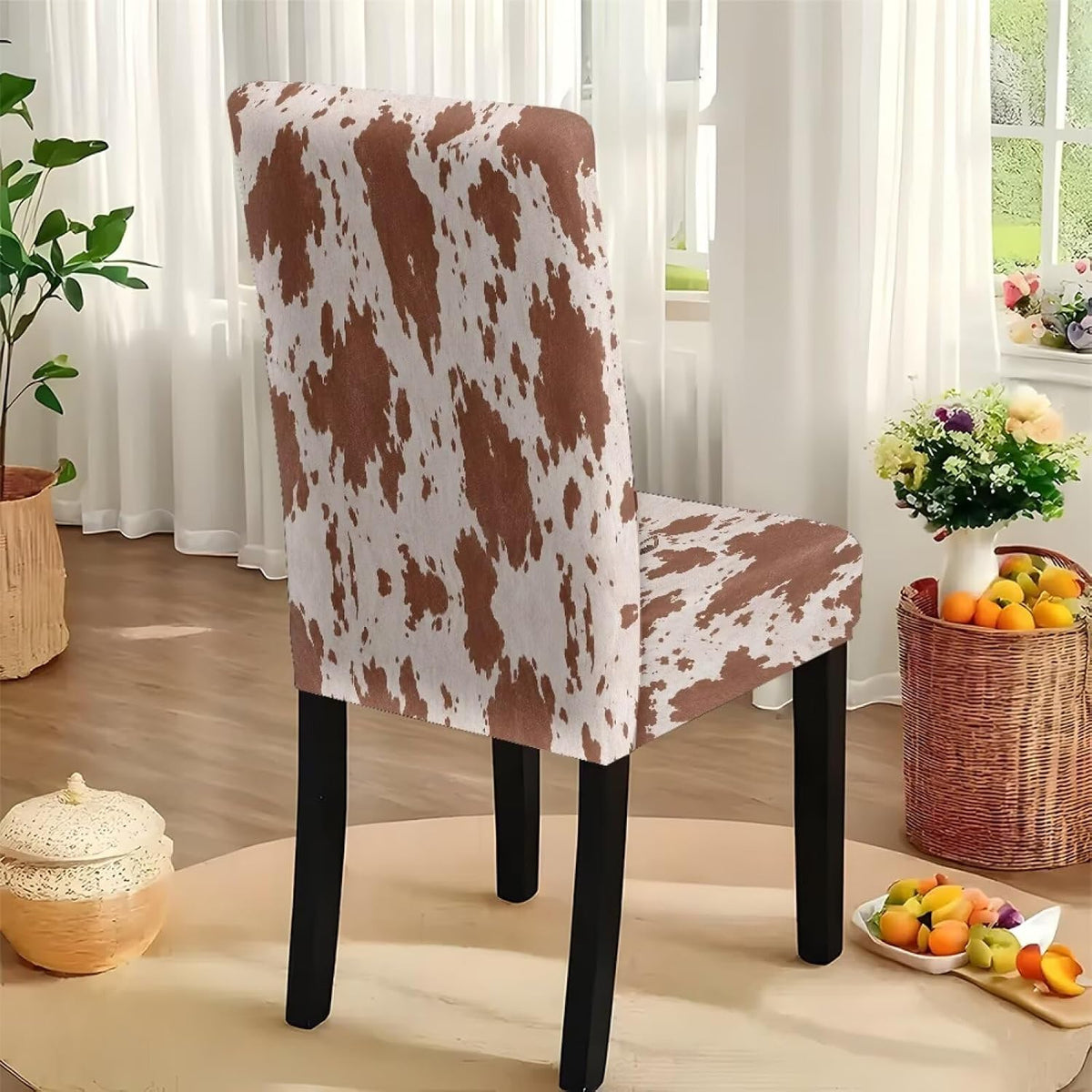 Dining Chair Covers and Dining Table Cloth Christmas Decor