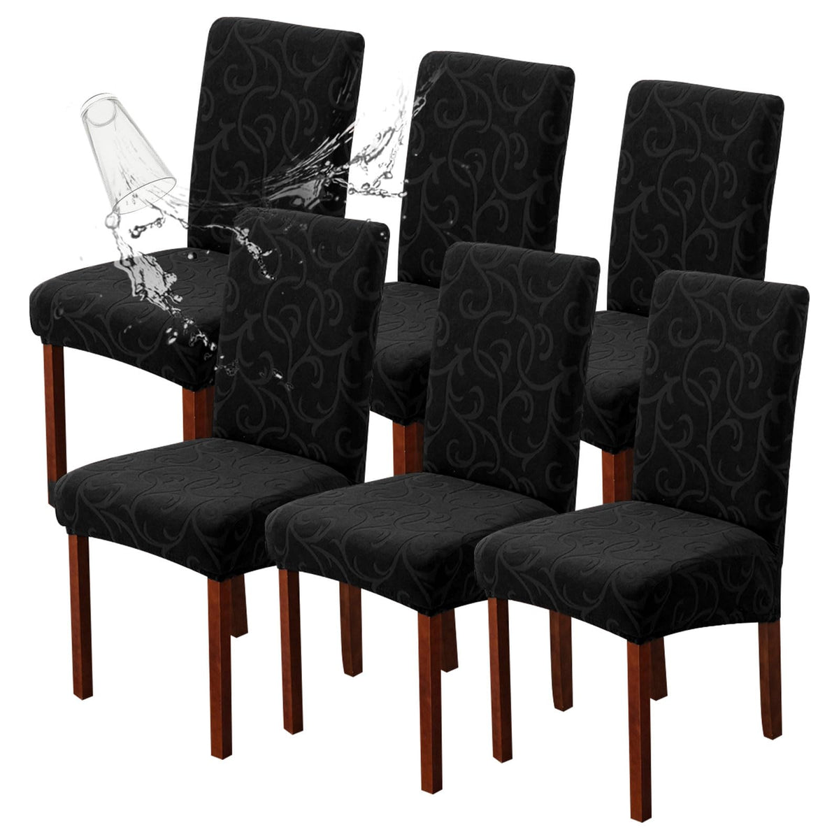 Waterproof Dining Room Chair Covers, Stretch Parsons Chair Slipcovers