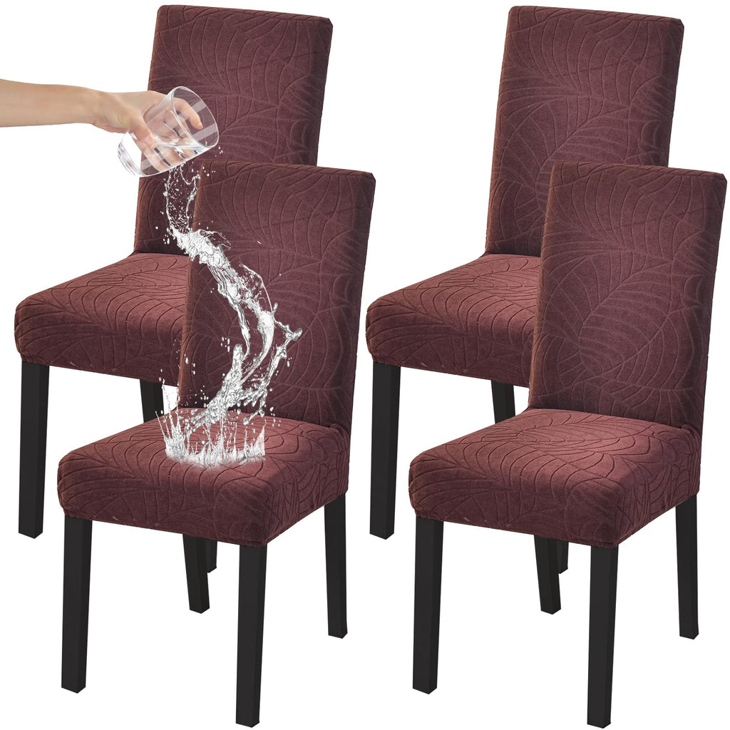 HZDHCLH Dining Chair Covers Set of 4 Stretch Chair Slipcovers Washable