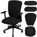Tallew 4 Pcs Office Chair Covers Stretchable Armrest Seat,XL,Pea Green