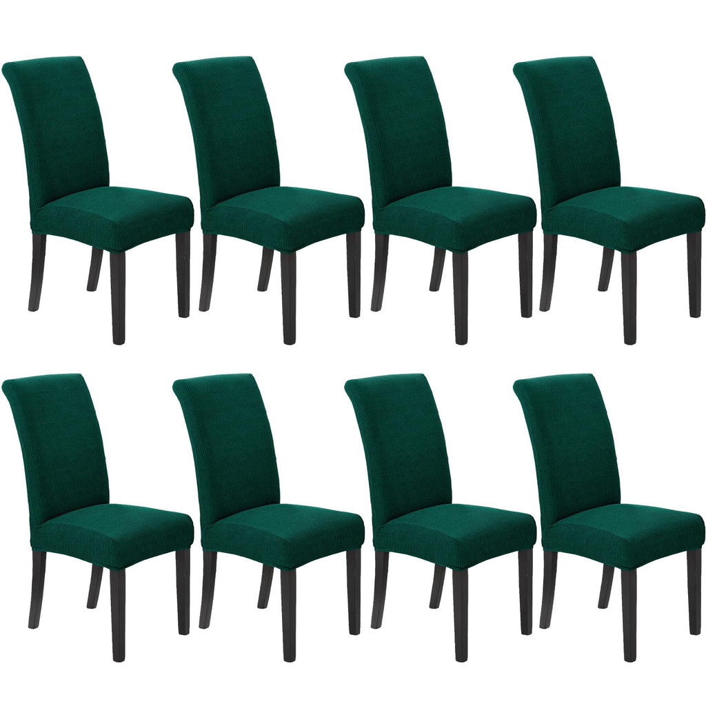 Stretch Chair Covers for Dining Room Set of 4, Removable Washable Dining Room Chair Covers, Dining Chair Slipcovers Seat Protector, Great for Home and Banquet Decor (Pureed Pumpkin, 4 Pack)