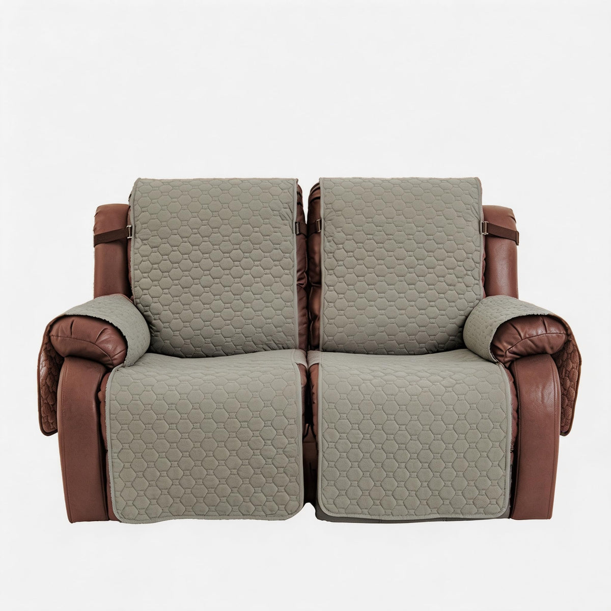 2 Seater Loveseat Recliner Covers, Chocolate