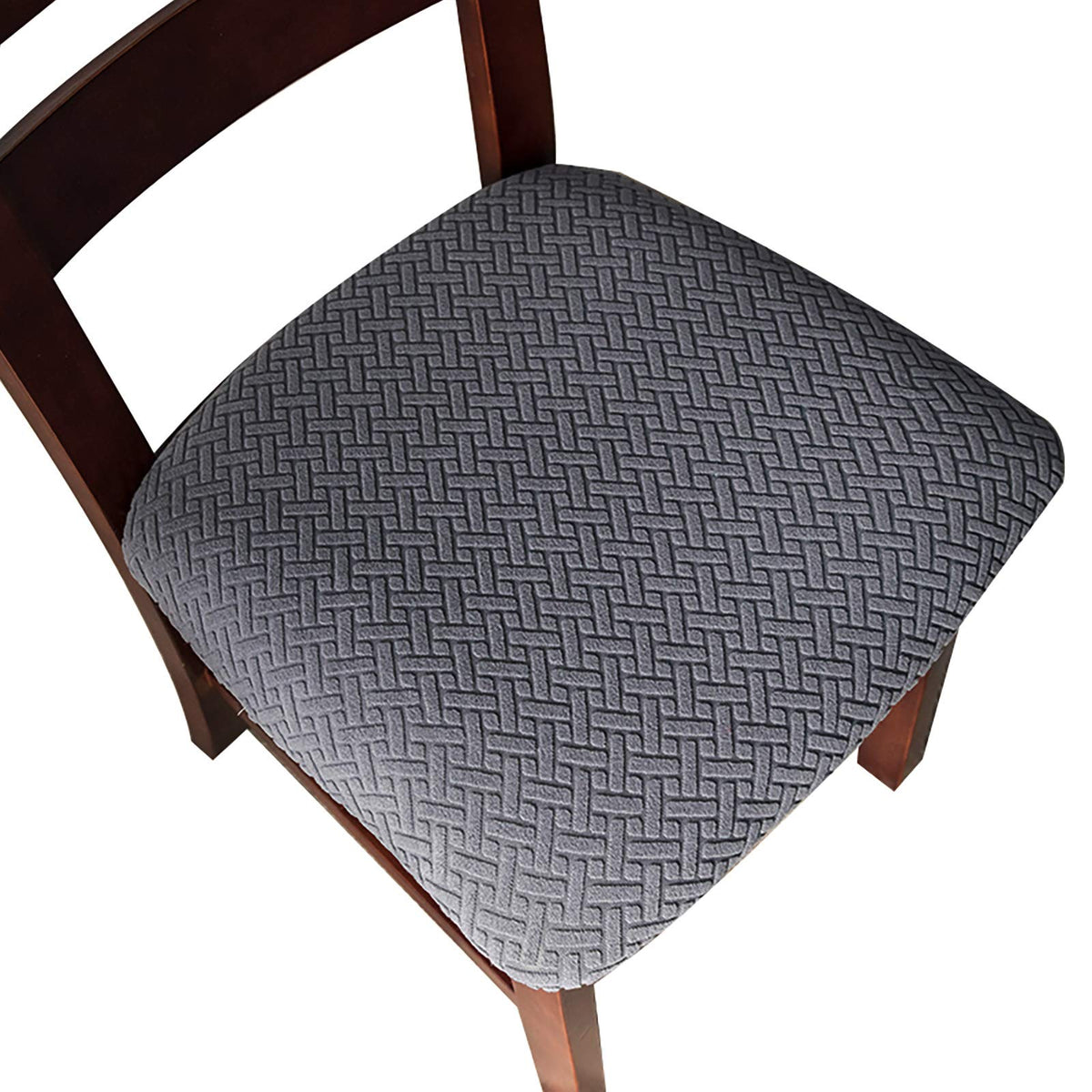 Genina Seat Covers for Dining Room Washable Chair Seat Slipcovers Set of 4