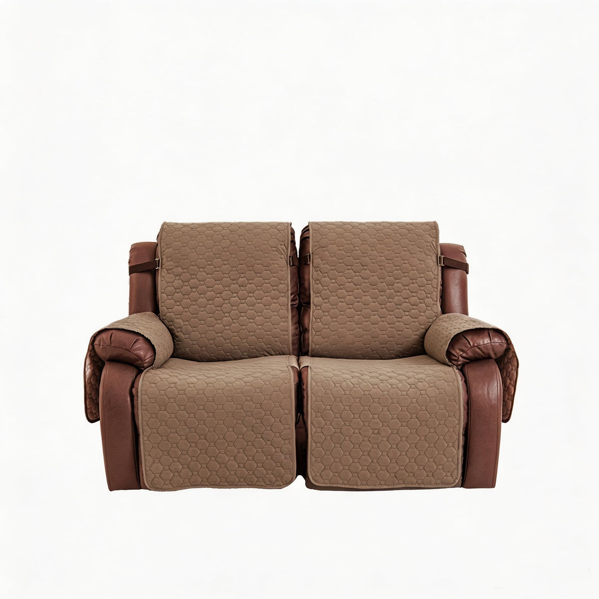 2 Seater Loveseat Recliner Covers, Chocolate