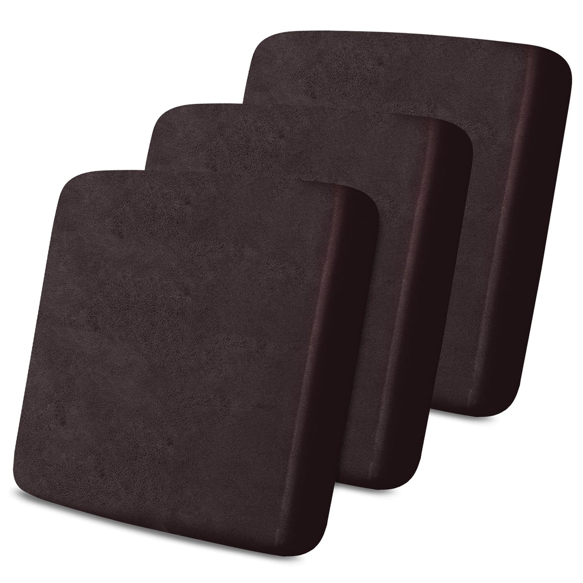molasofa Leather Look Couch Cushion Covers, Stretch Sofa Cushion Covers for Sectional Armchair Loveseat Protector,Replacement Seat Cushion Slipcovers, Machine Washable (2 Cushion Loveseat, Red)