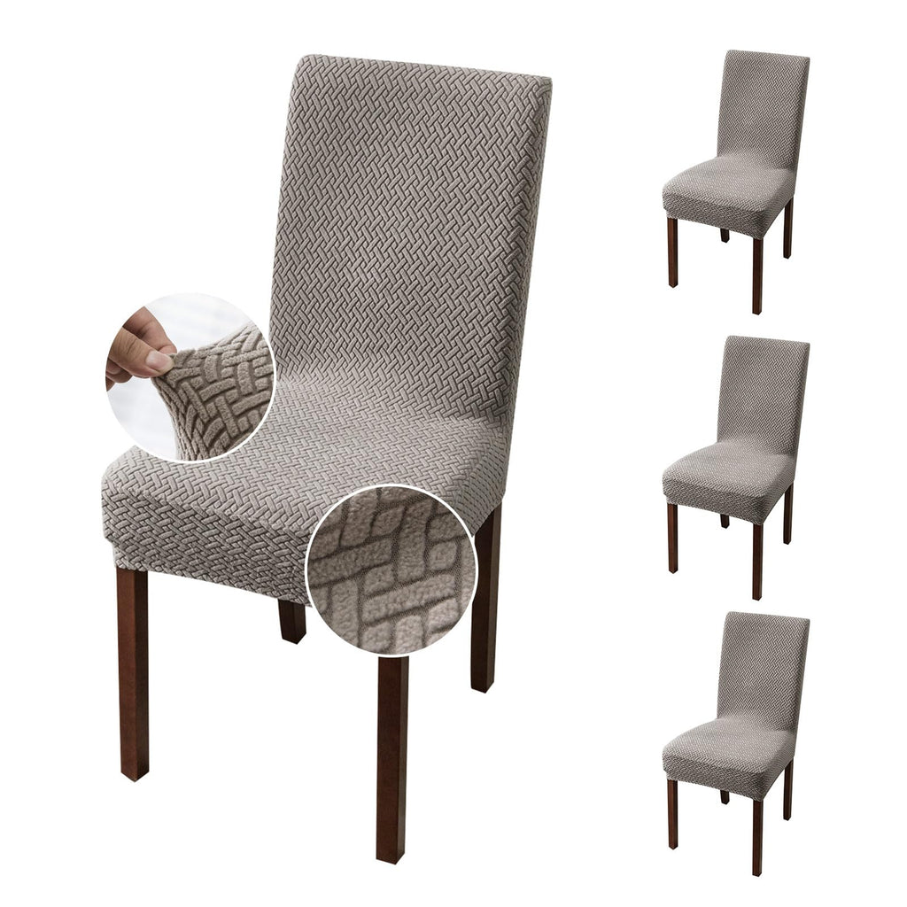 Genina Waterproof Chair Covers for Dining Room Chair Slipcovers Set of 4