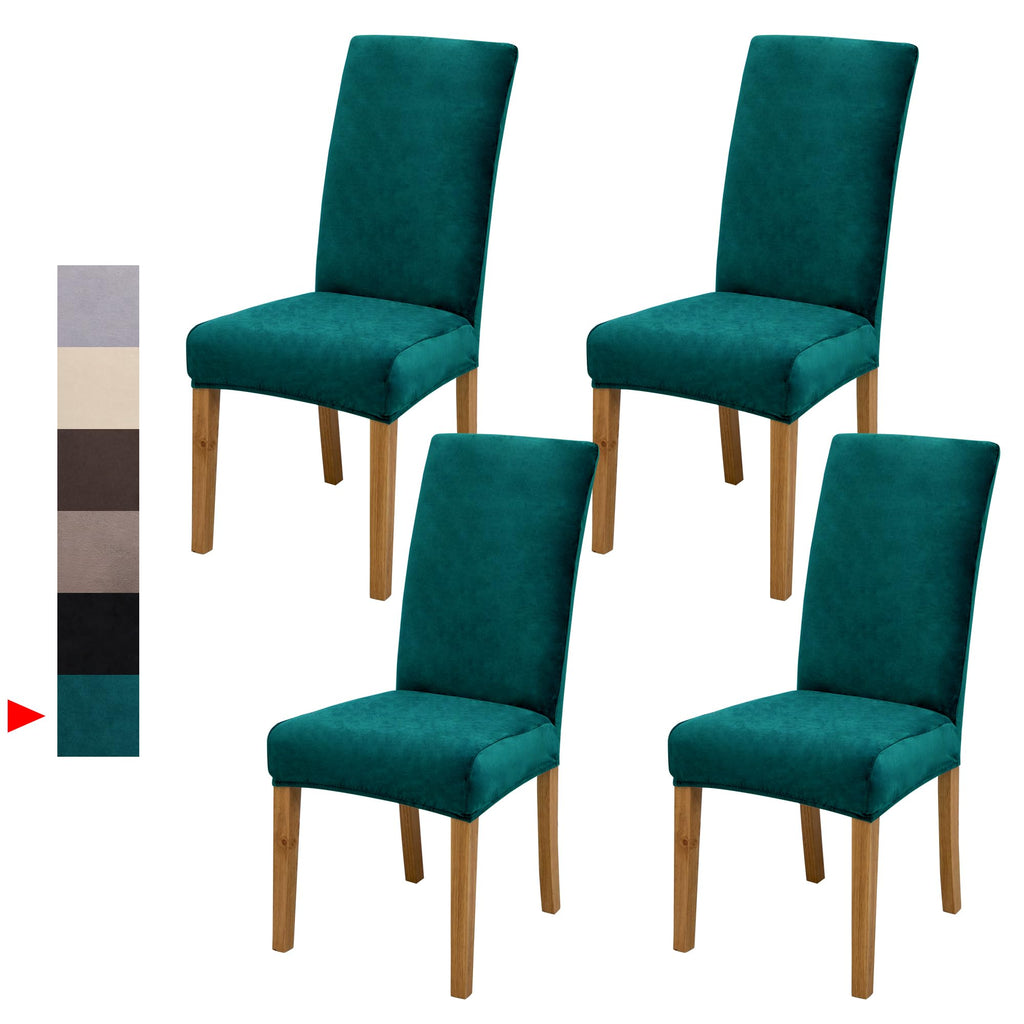 Velvet Dining Chair Covers,Dining Room Chair Covers Set of 6