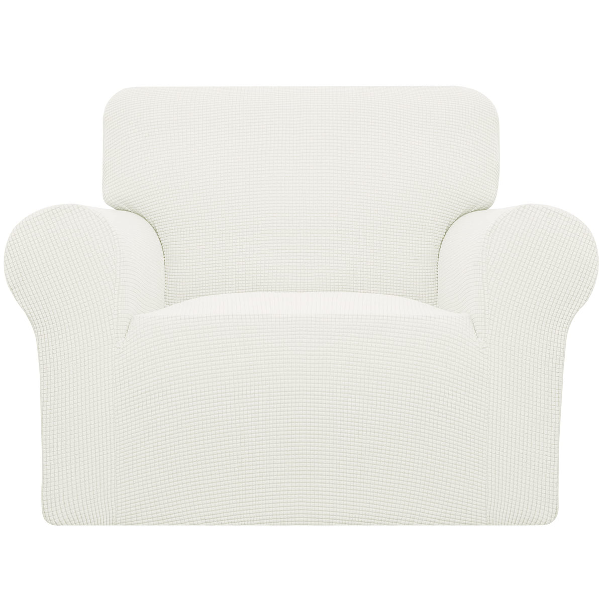 Easy-Going Stretch Loveseat Couch Covers Washable Cream