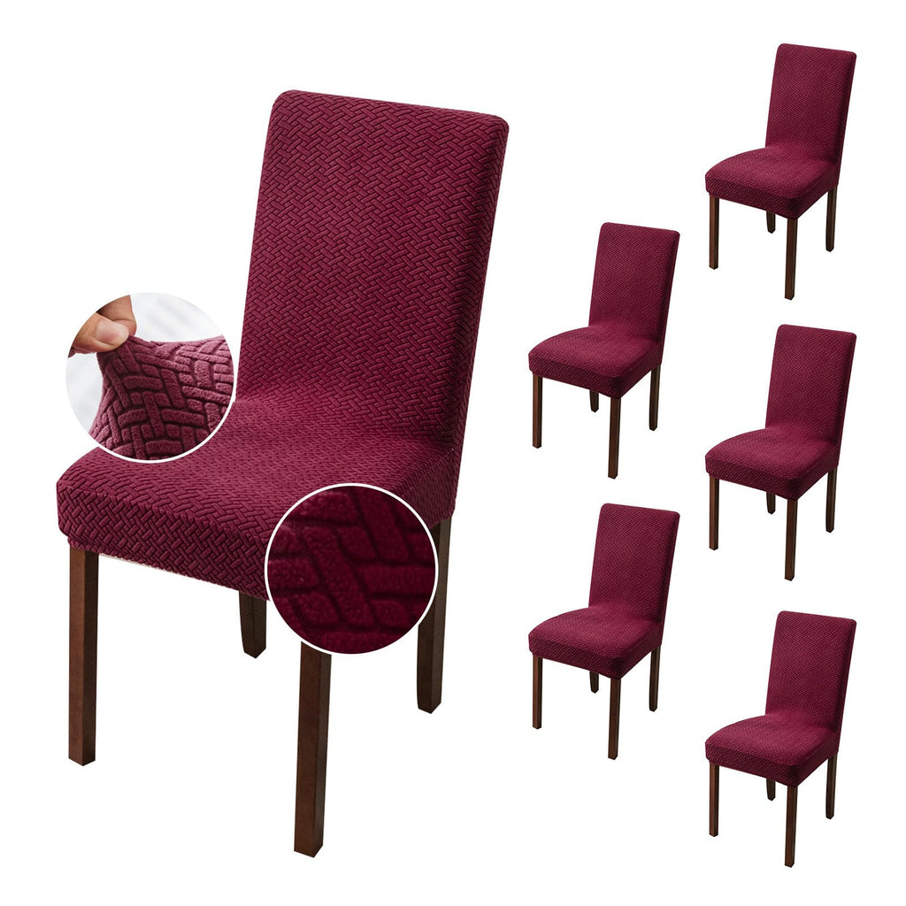 Genina Waterproof Chair Covers for Dining Room Chair Slipcovers Set of 4