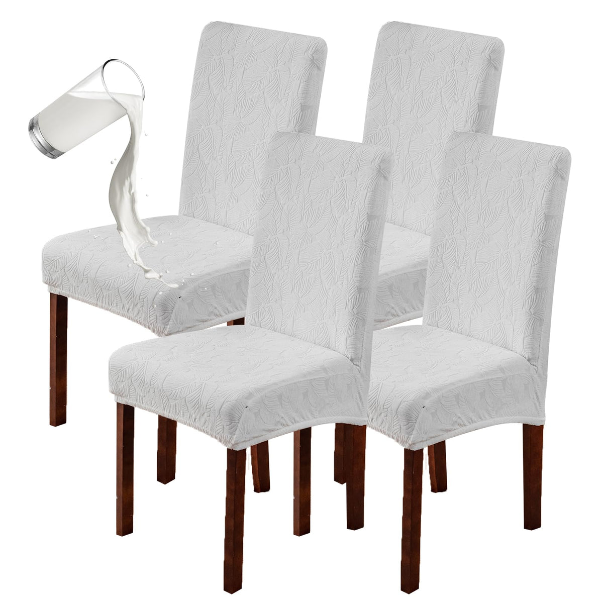 Waterproof Dining Room Chair Covers, Stretch Parsons Chair Slipcovers