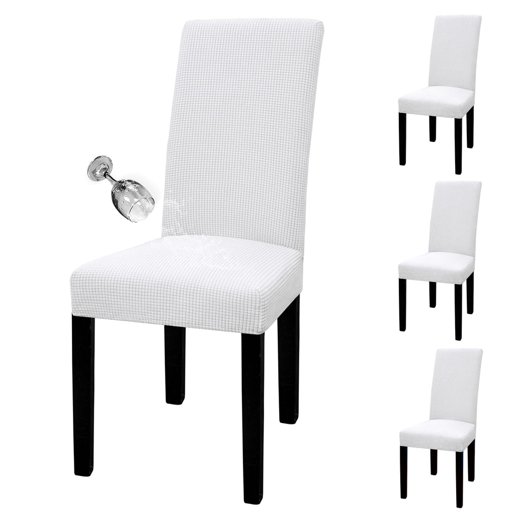 Easy-Going 100% Waterproof Dining Room Chair Covers Set of 6, Large