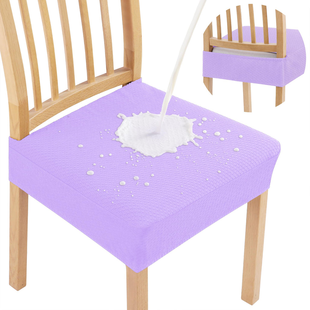 Smiry Waterproof Seat Covers for Dining Room Chairs, Set of 4
