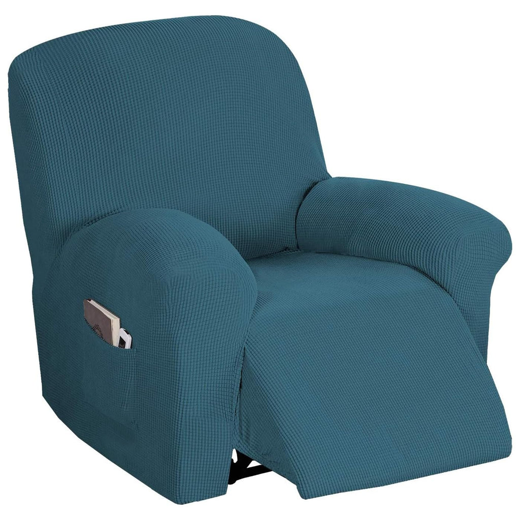 Flamingo P High Stretch One Piece Furniture Protector Sofa Cover for Durable Spandex Stretch Fabric Super Soft Slipcover, 2 Seater, Wine, Loveseat