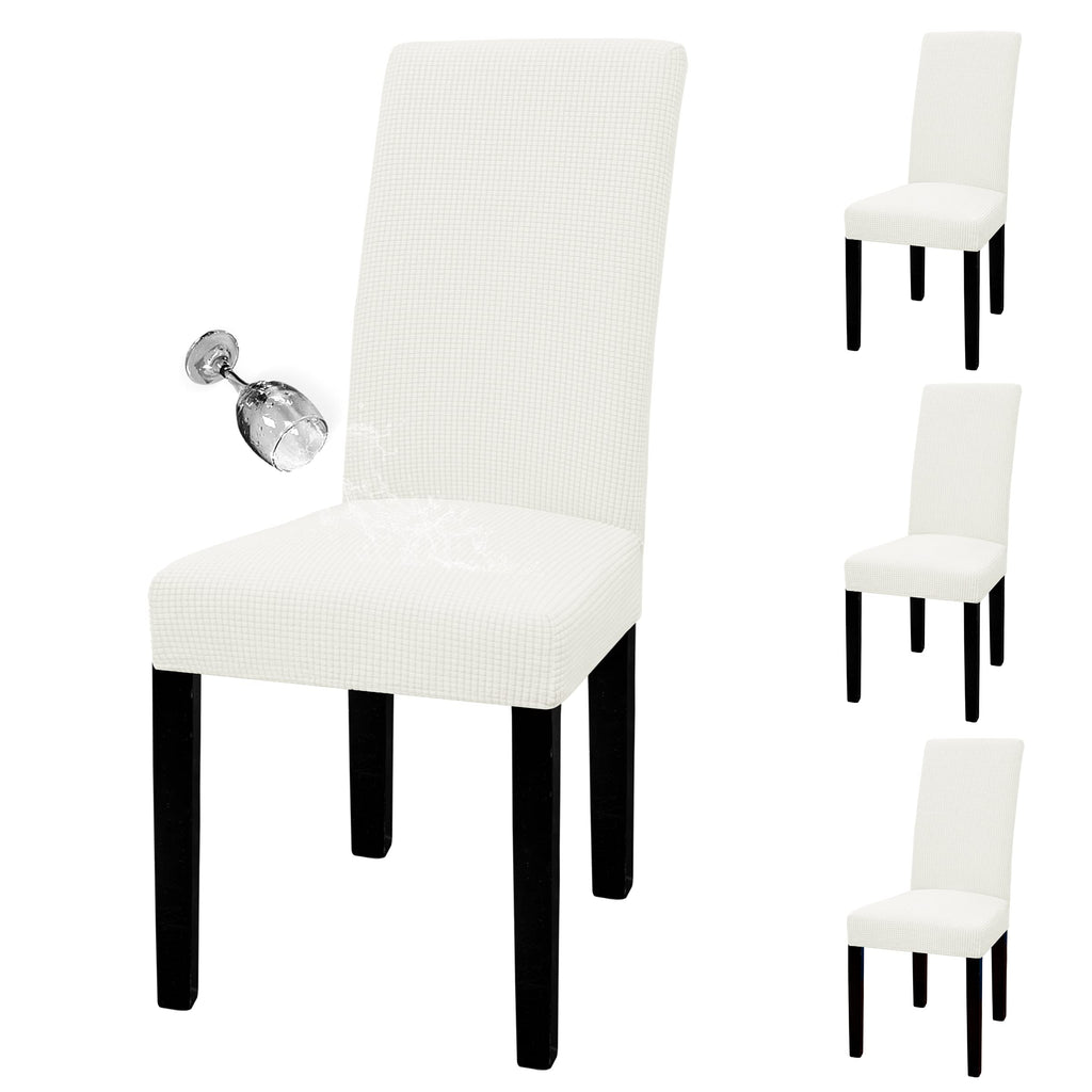 Easy-Going 100% Waterproof Dining Room Chair Covers Set of 6, Large