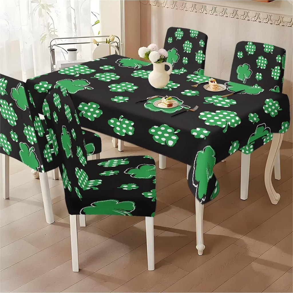 ZDCUSTOM Cozy Dining Chair Covers Tablecloths Rectangular & Table and Chair Covers for Parties Washable Sunflower Dining Room Decor Universal Fit