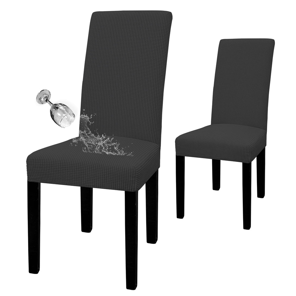 Easy-Going 100% Waterproof Dining Room Chair Covers Set of 6, Large