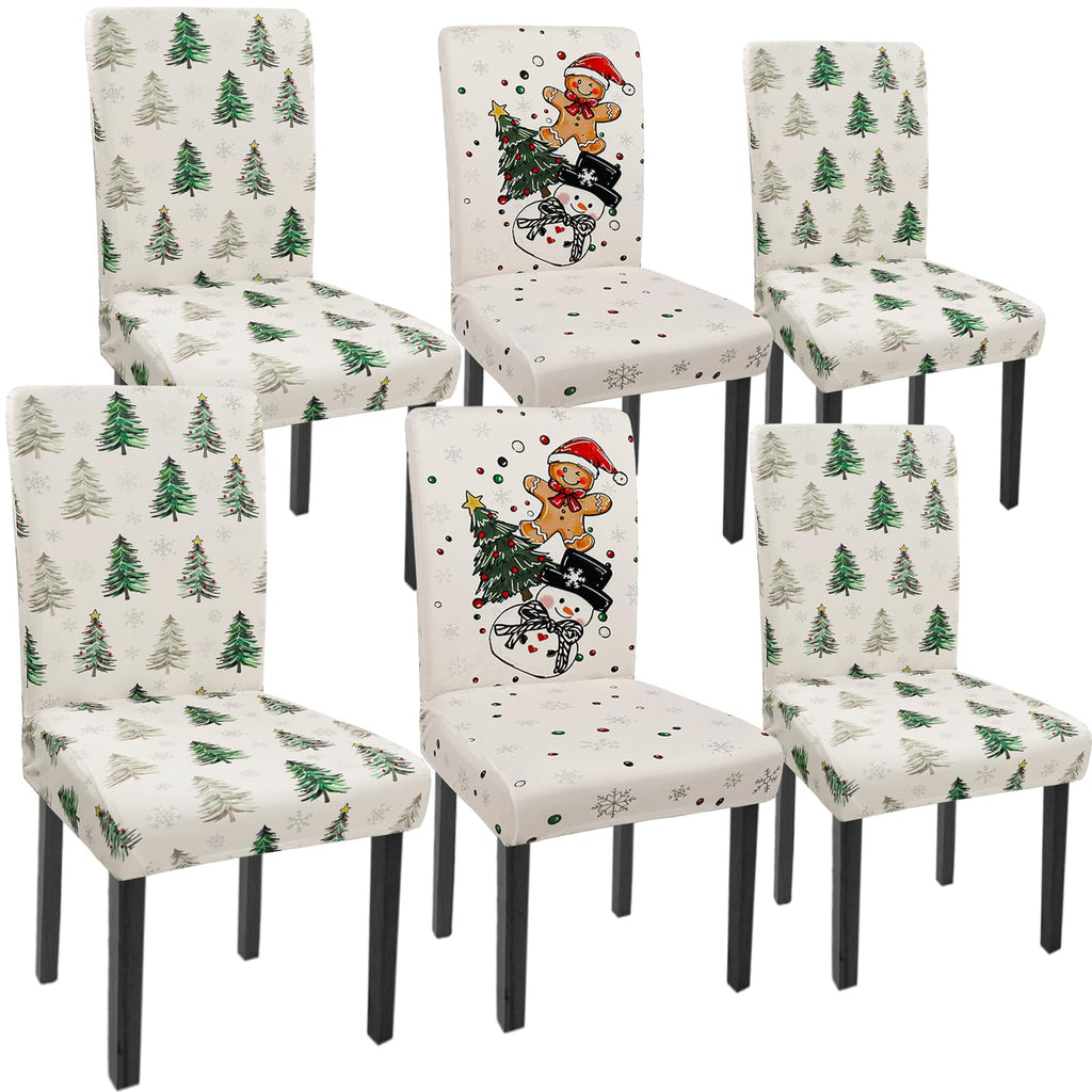 Halloween Chair Covers Set of 4 Pumpkin Ghost Spider Parsons Slipcovers
