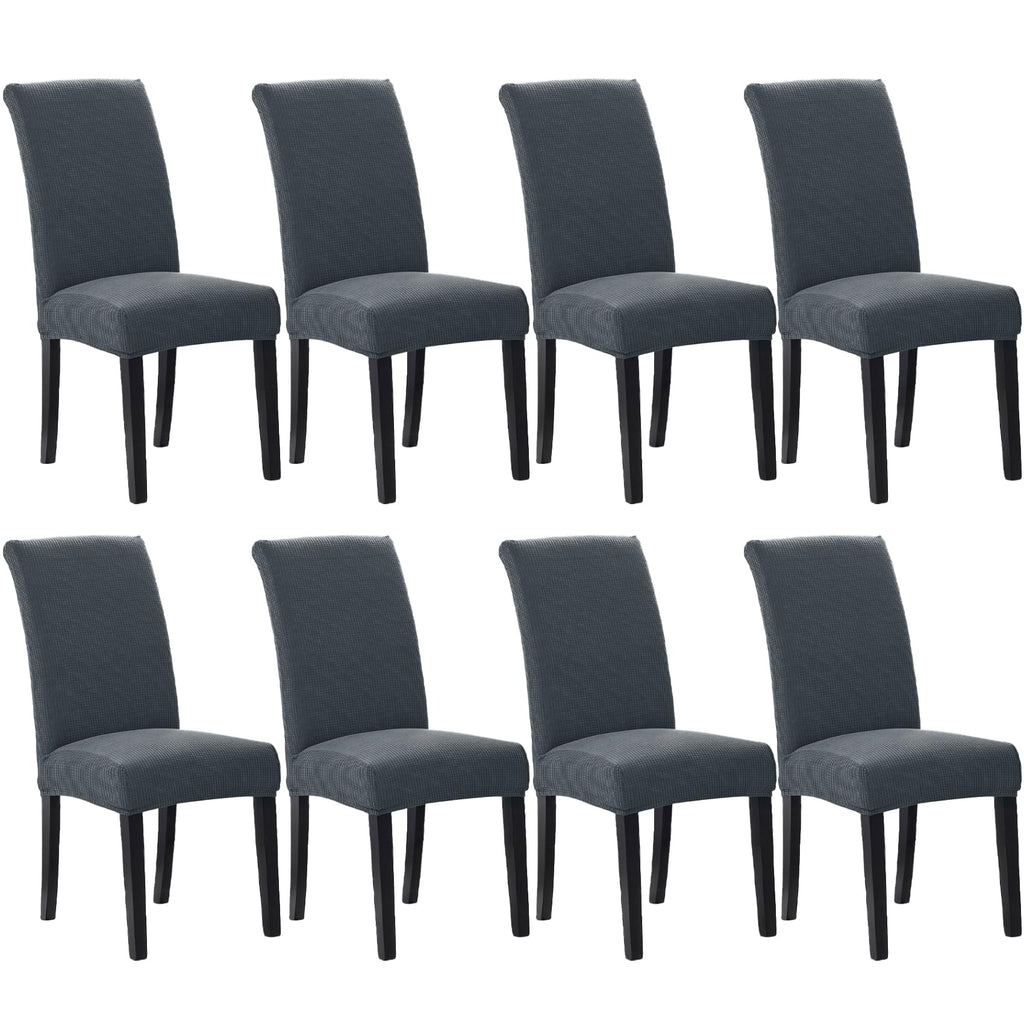 Stretch Chair Covers for Dining Room Set of 4, Removable Washable Dining Room Chair Covers, Dining Chair Slipcovers Seat Protector, Great for Home and Banquet Decor (Pureed Pumpkin, 4 Pack)