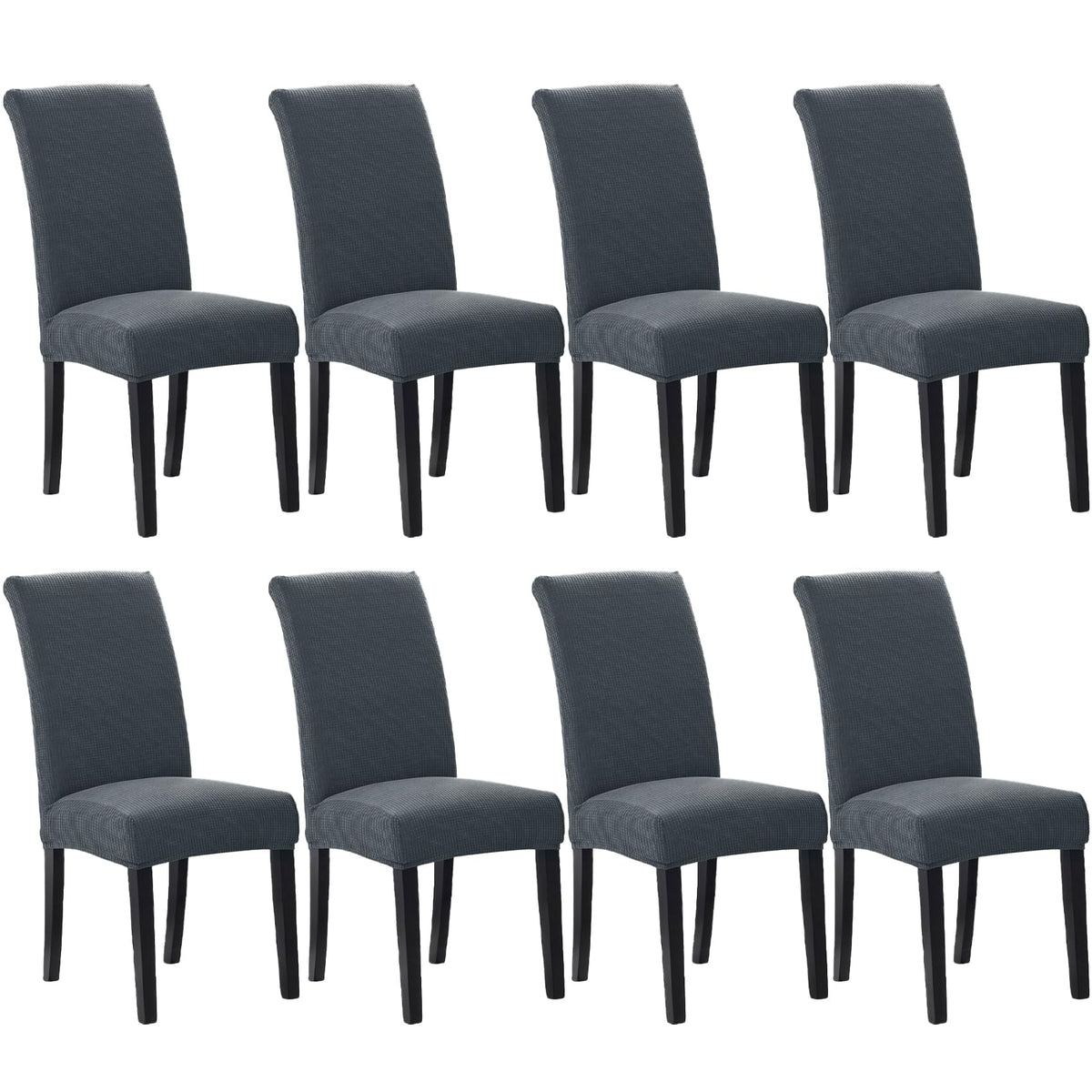 Stretch Chair Covers for Dining Room Set of 4, Removable Washable Dining Room Chair Covers, Dining Chair Slipcovers Seat Protector, Great for Home and Banquet Decor (Pureed Pumpkin, 4 Pack)