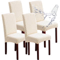 Genina Waterproof Dining Chair Covers Set of 4 Parsons Chair Slipcovers