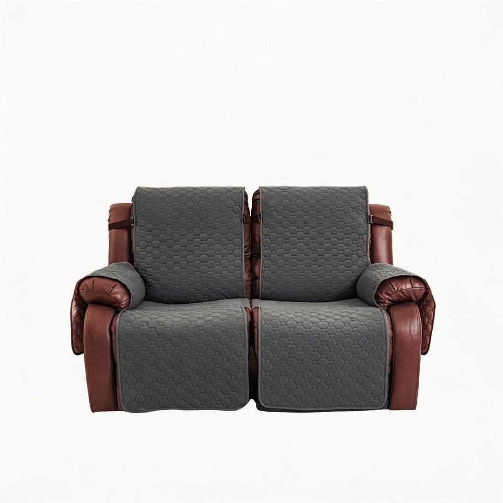 2 Seater Loveseat Recliner Covers, Chocolate