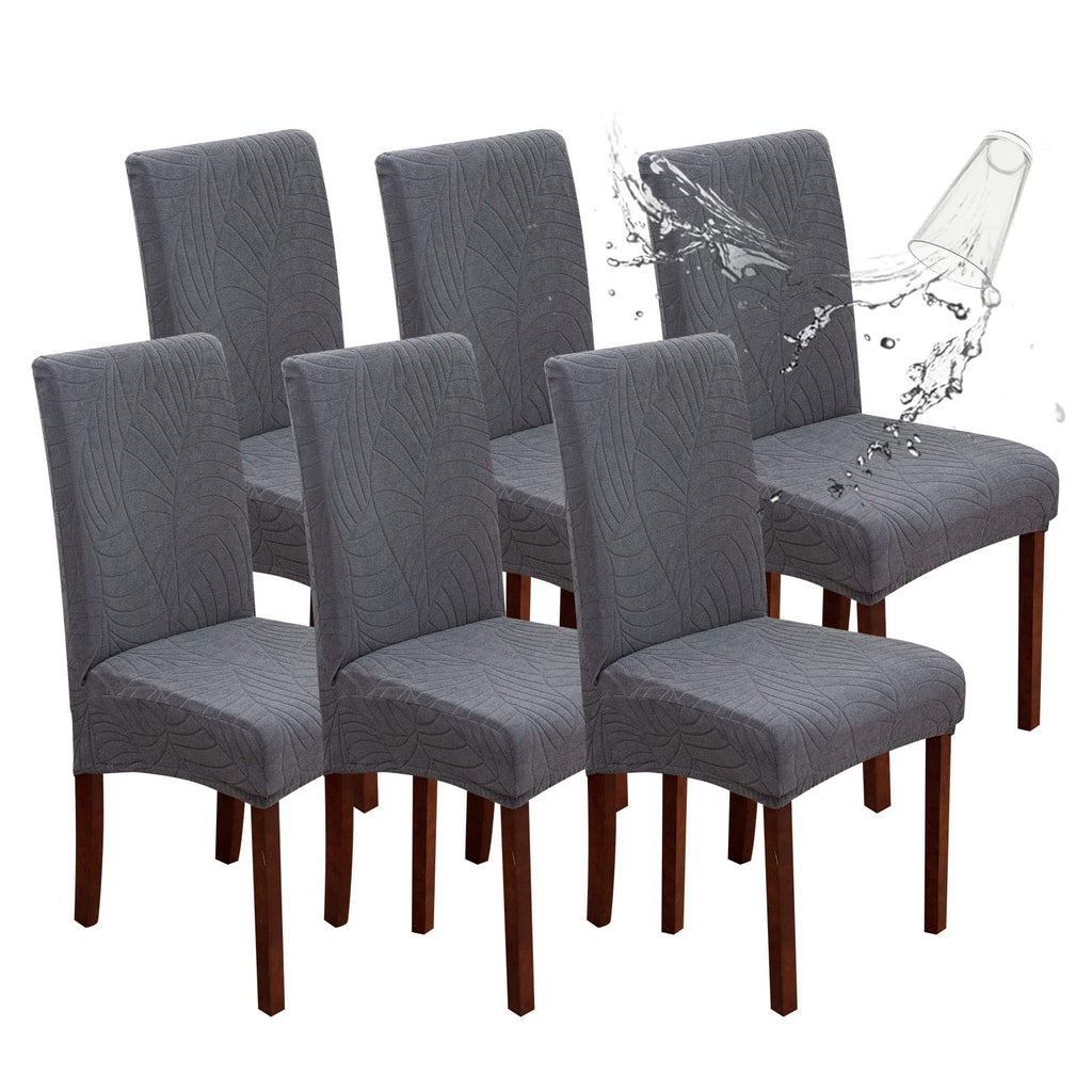 Genina Waterproof Dining Chair Covers Set of 4 Parsons Chair Slipcovers