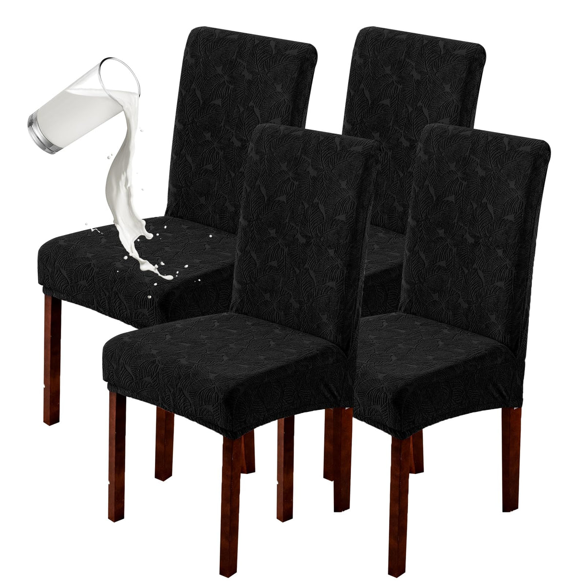 Waterproof Dining Room Chair Covers, Stretch Parsons Chair Slipcovers