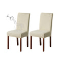 Genina Waterproof Chair Covers for Dining Room Chair Slipcovers Set of 4