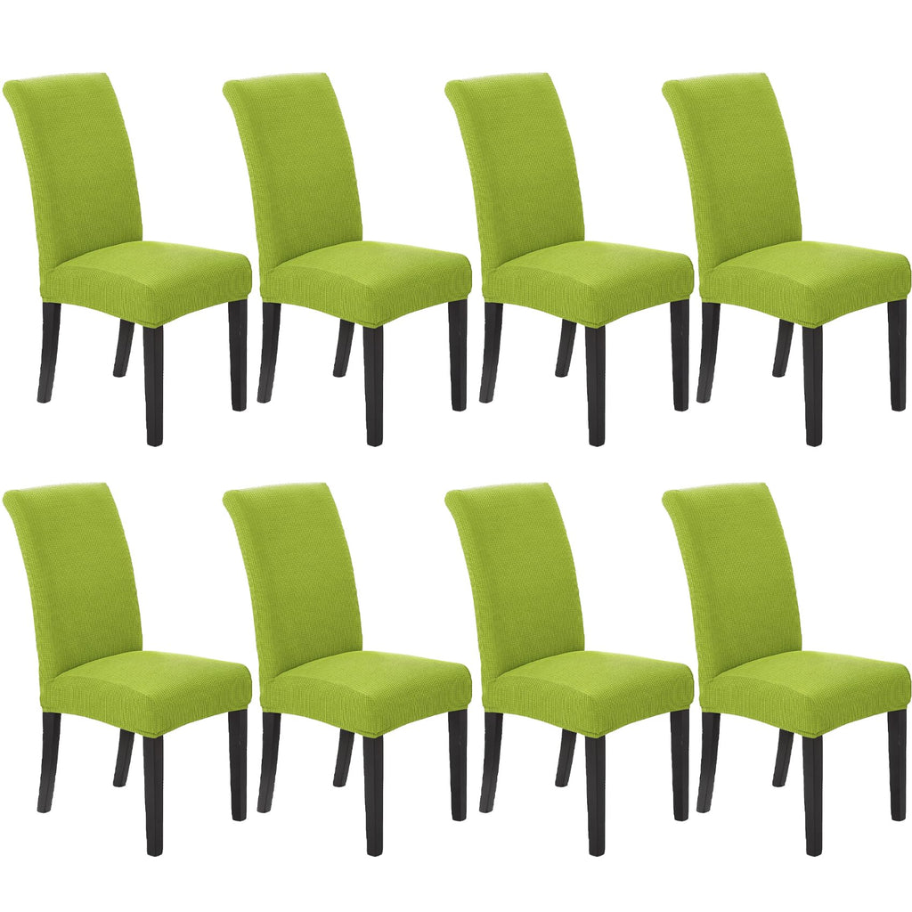 Stretch Chair Covers for Dining Room Set of 4, Removable Washable Dining Room Chair Covers, Dining Chair Slipcovers Seat Protector, Great for Home and Banquet Decor (Pureed Pumpkin, 4 Pack)