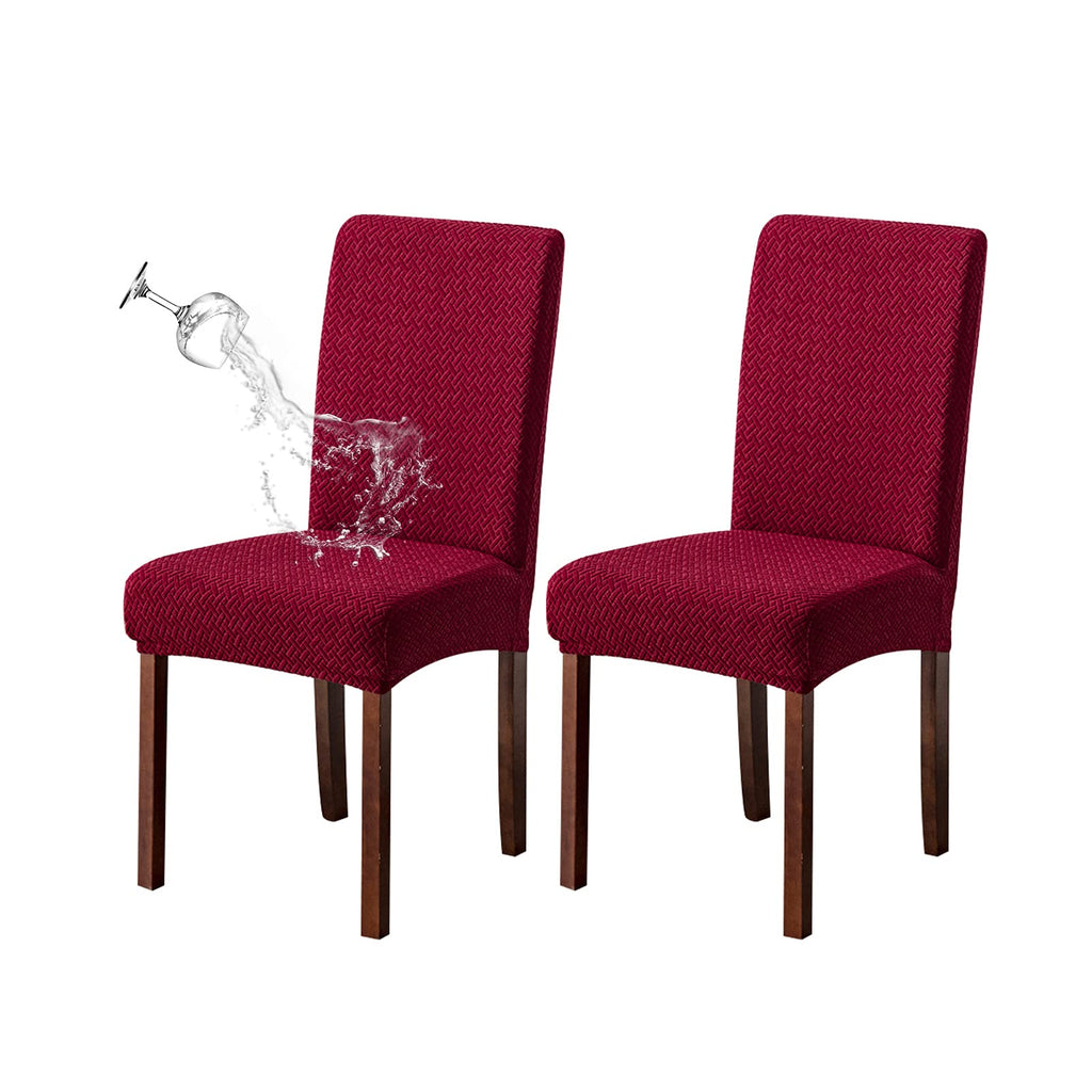 Genina Waterproof Chair Covers for Dining Room Chair Slipcovers Set of 4
