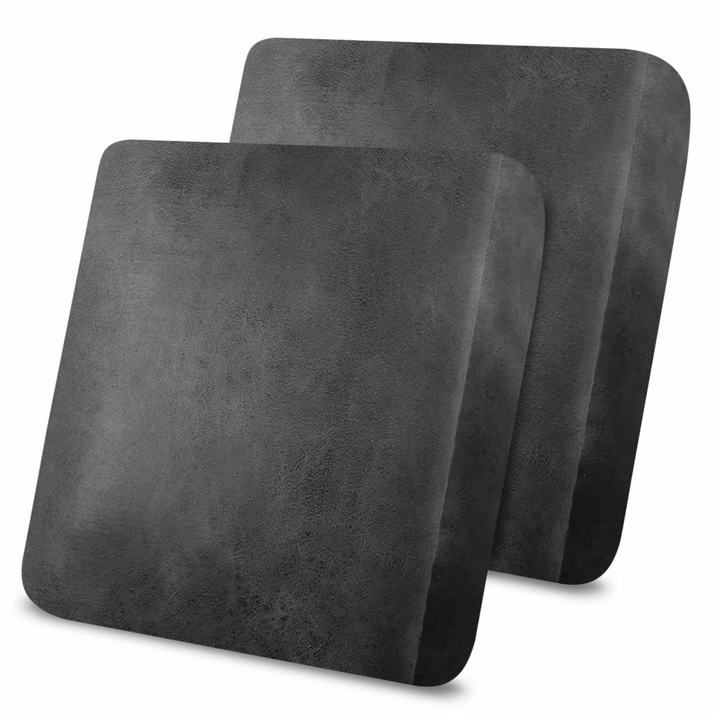molasofa Leather Look Couch Cushion Covers, Stretch Sofa Cushion Covers for Sectional Armchair Loveseat Protector,Replacement Seat Cushion Slipcovers, Machine Washable (2 Cushion Loveseat, Red)