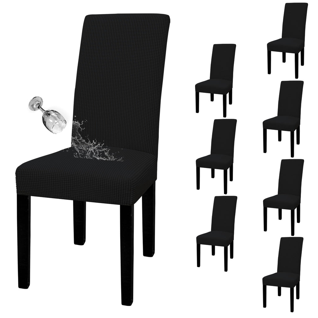 Easy-Going 100% Waterproof Dining Room Chair Covers Set of 6, Large