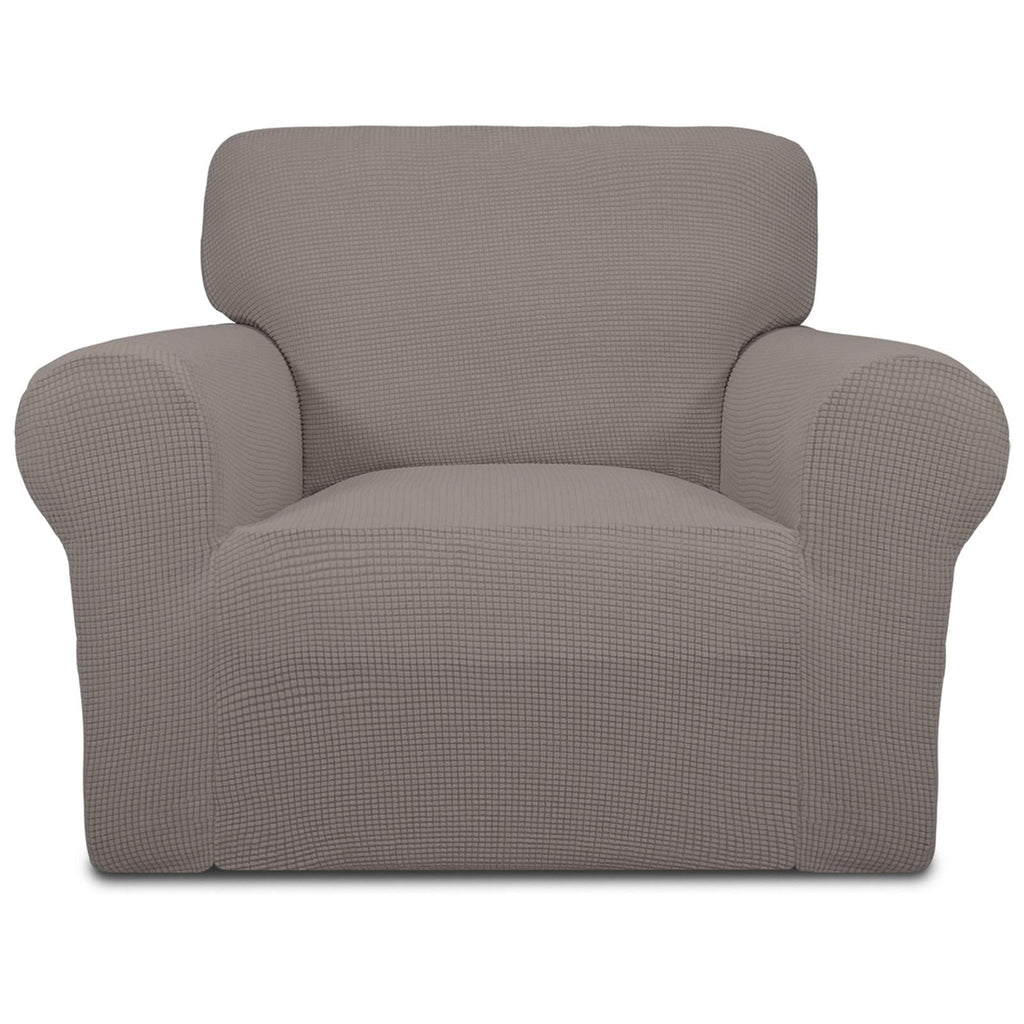 Easy-Going Stretch Loveseat Couch Covers Washable Cream